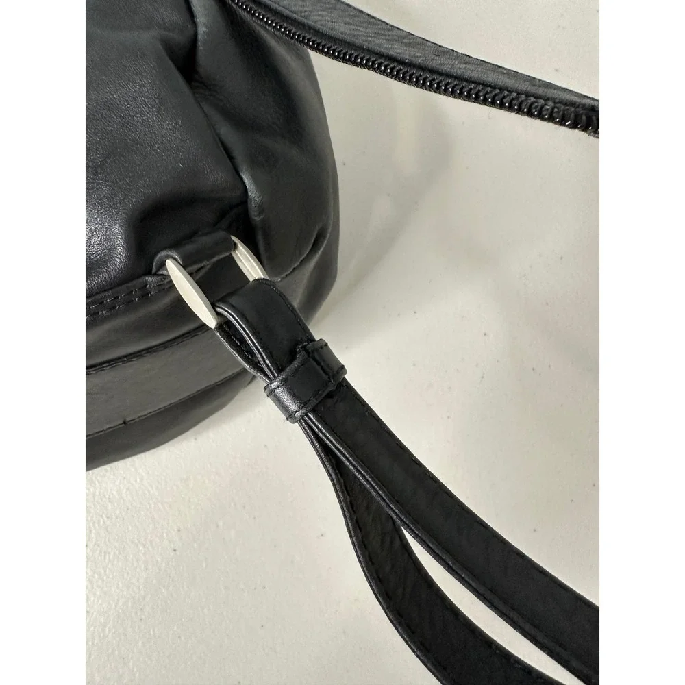 Derek‎ Alexander Black Leather Sling Backpack Navajo Purse Bag Womens